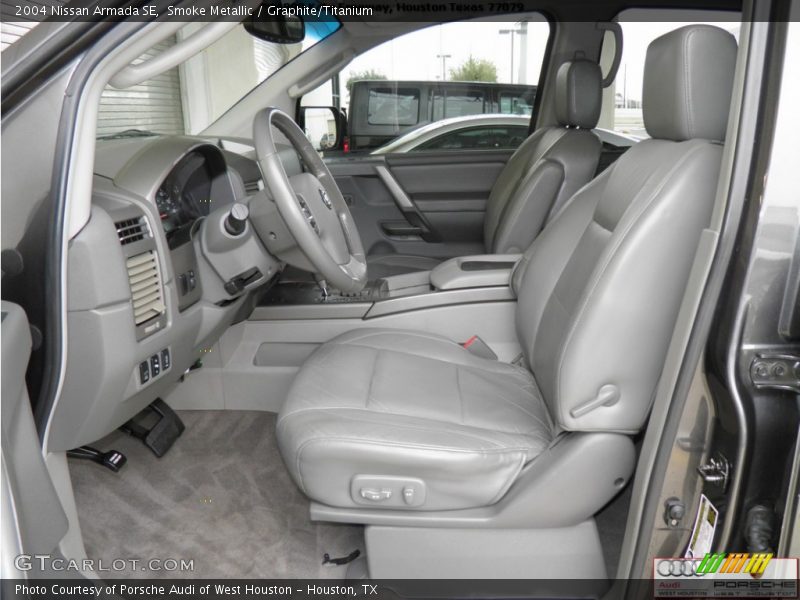 Smoke Metallic / Graphite/Titanium 2004 Nissan Armada SE