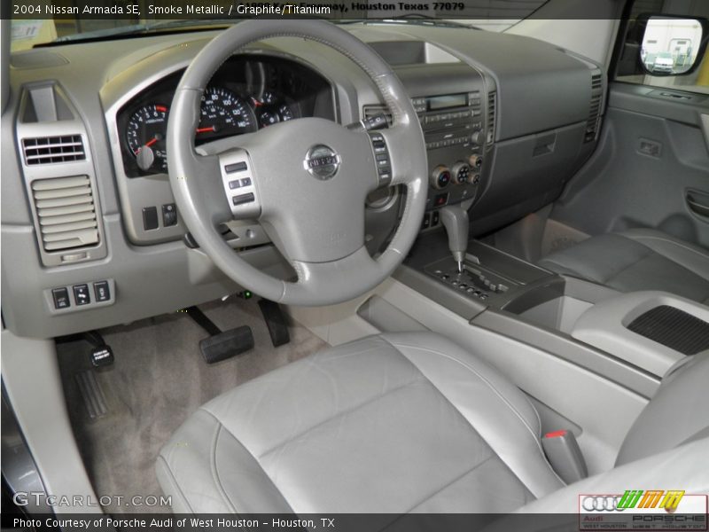 Smoke Metallic / Graphite/Titanium 2004 Nissan Armada SE