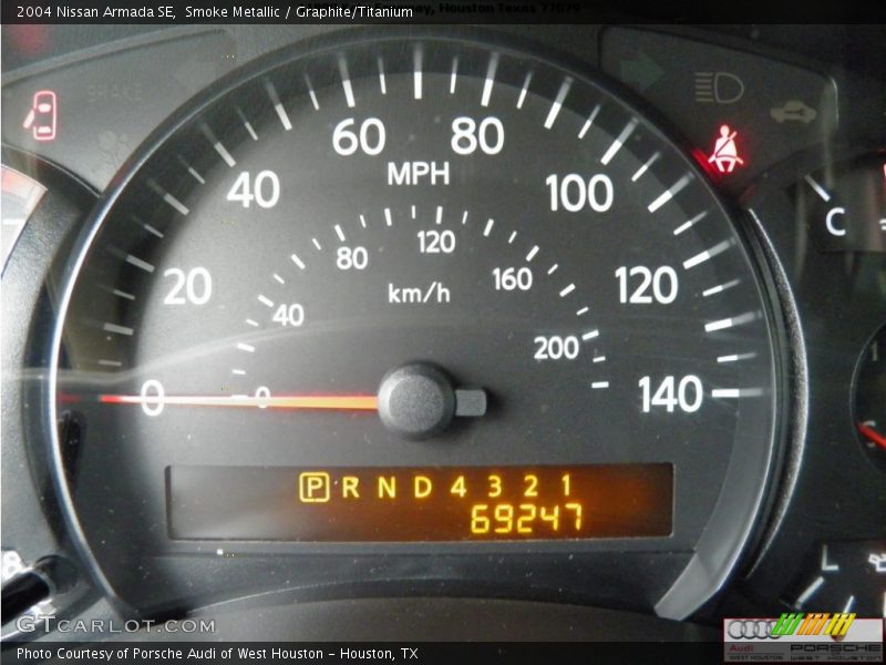Smoke Metallic / Graphite/Titanium 2004 Nissan Armada SE