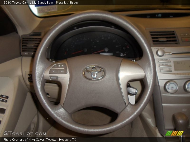 Sandy Beach Metallic / Bisque 2010 Toyota Camry LE