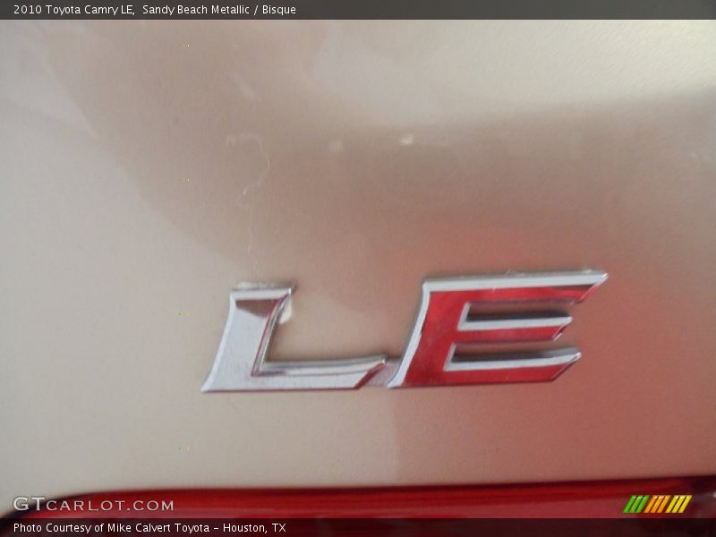 Sandy Beach Metallic / Bisque 2010 Toyota Camry LE