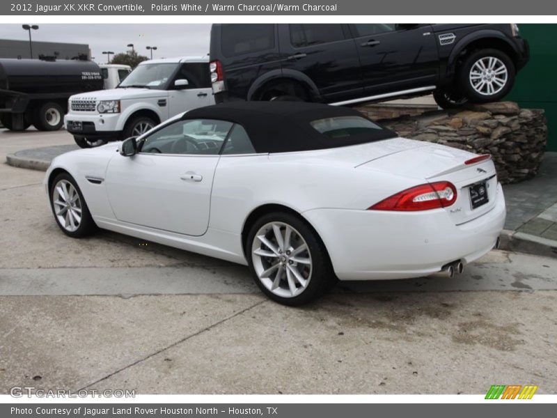 Polaris White / Warm Charcoal/Warm Charcoal 2012 Jaguar XK XKR Convertible