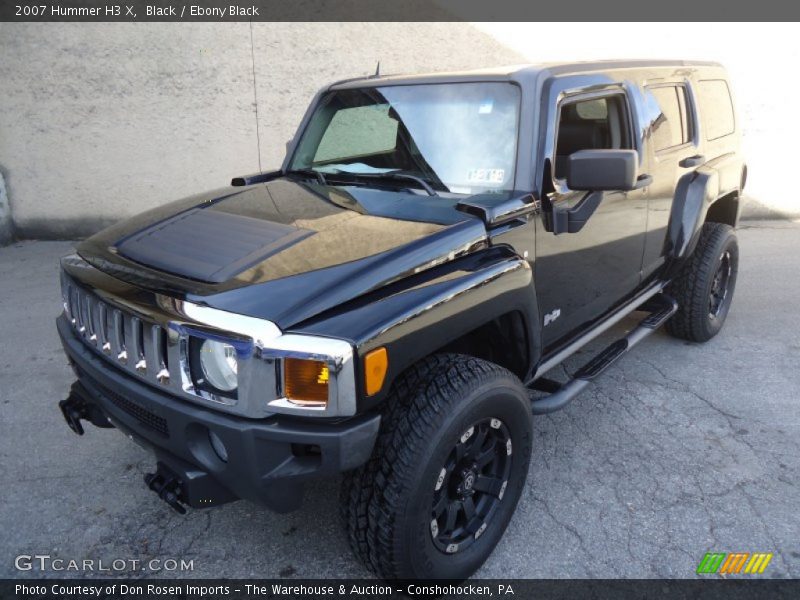 Black / Ebony Black 2007 Hummer H3 X