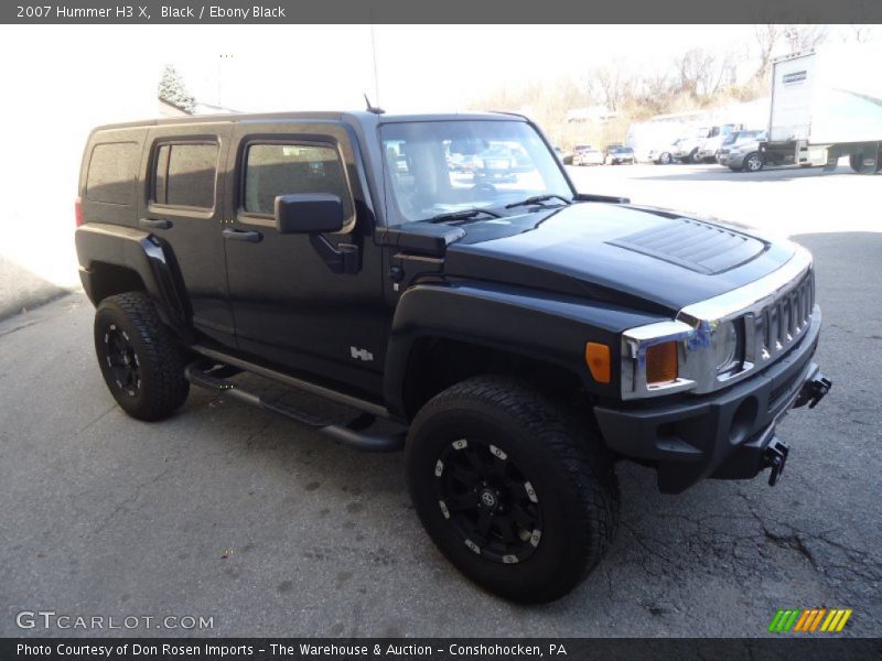 Black / Ebony Black 2007 Hummer H3 X