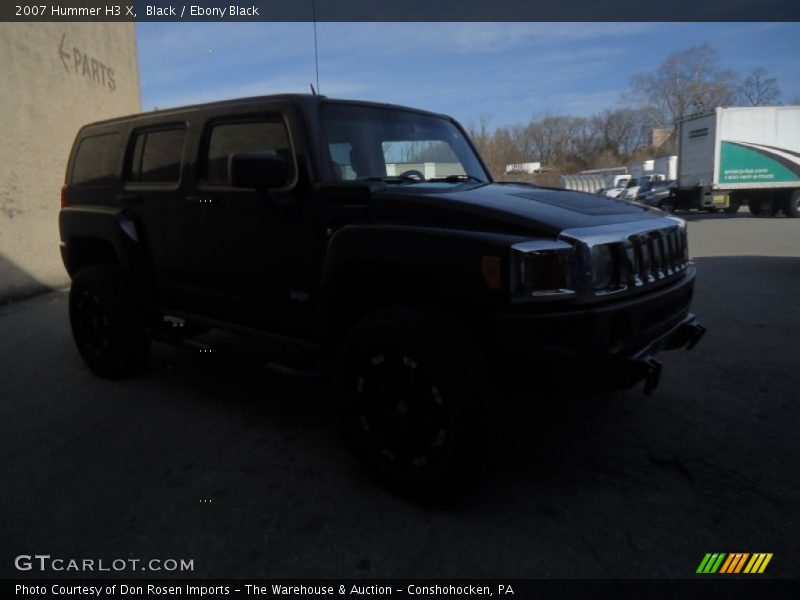 Black / Ebony Black 2007 Hummer H3 X