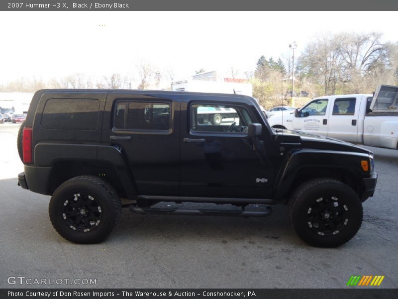 Black / Ebony Black 2007 Hummer H3 X