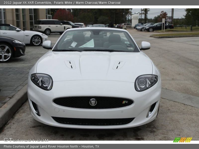 Polaris White / Warm Charcoal/Warm Charcoal 2012 Jaguar XK XKR Convertible