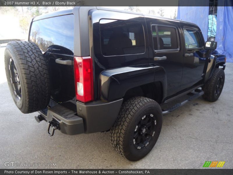 Black / Ebony Black 2007 Hummer H3 X