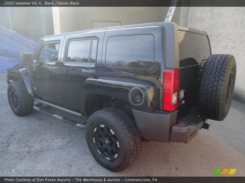 Black / Ebony Black 2007 Hummer H3 X