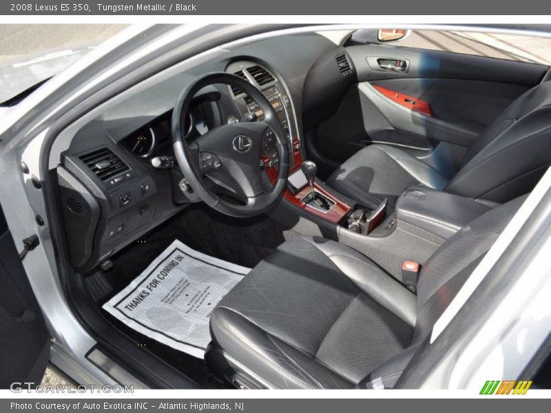 Tungsten Metallic / Black 2008 Lexus ES 350