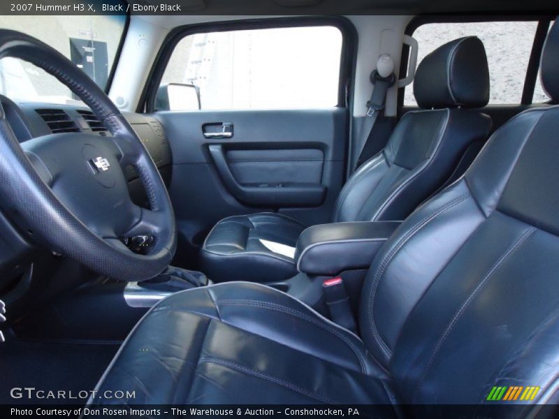 Black / Ebony Black 2007 Hummer H3 X