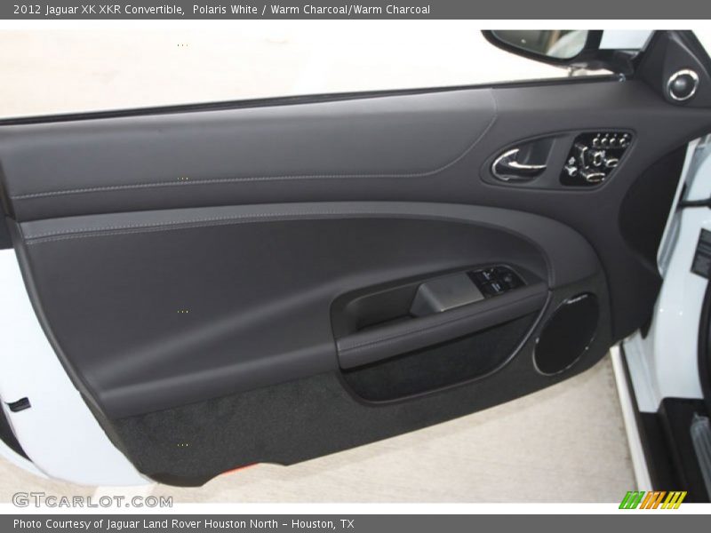 Polaris White / Warm Charcoal/Warm Charcoal 2012 Jaguar XK XKR Convertible