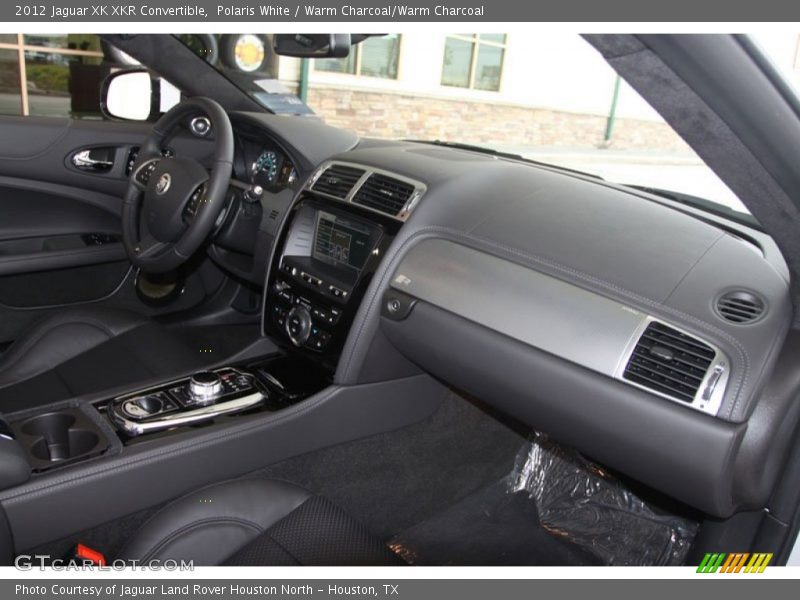 Polaris White / Warm Charcoal/Warm Charcoal 2012 Jaguar XK XKR Convertible