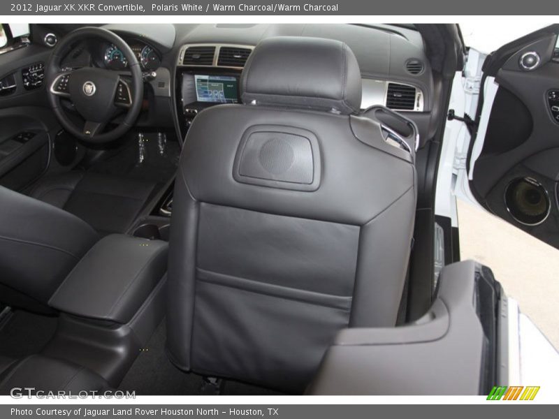 Polaris White / Warm Charcoal/Warm Charcoal 2012 Jaguar XK XKR Convertible