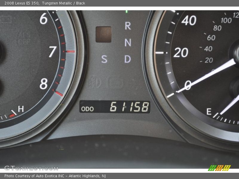 Tungsten Metallic / Black 2008 Lexus ES 350