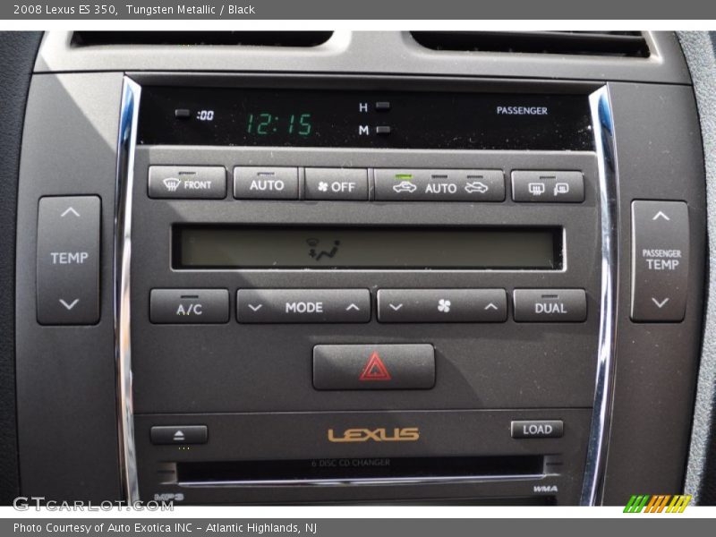 Tungsten Metallic / Black 2008 Lexus ES 350