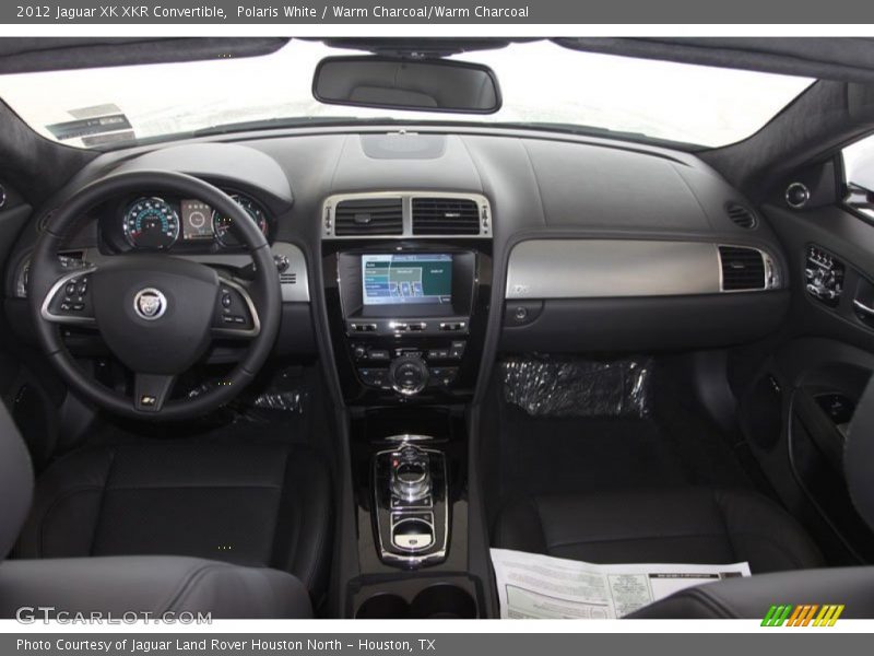 Polaris White / Warm Charcoal/Warm Charcoal 2012 Jaguar XK XKR Convertible