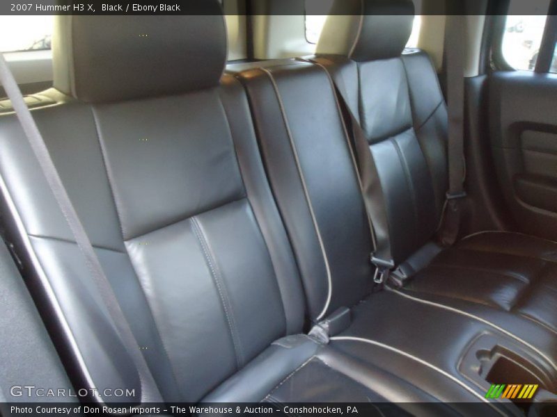 Black / Ebony Black 2007 Hummer H3 X
