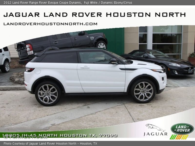 Fuji White / Dynamic Ebony/Cirrus 2012 Land Rover Range Rover Evoque Coupe Dynamic