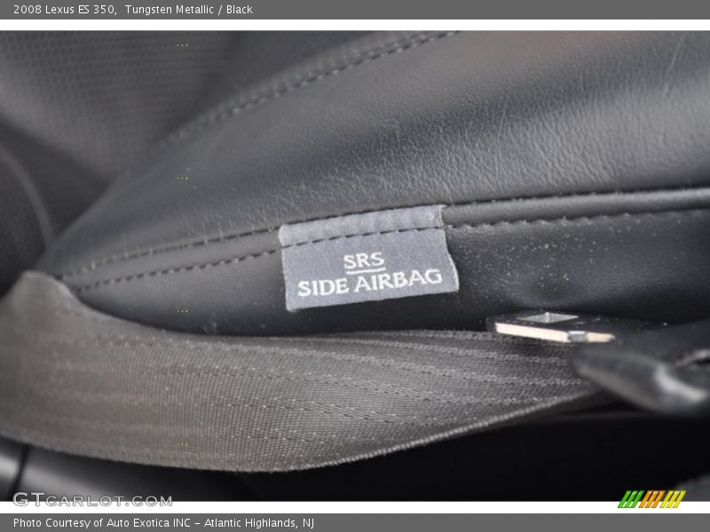 Tungsten Metallic / Black 2008 Lexus ES 350