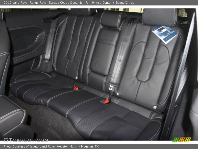Fuji White / Dynamic Ebony/Cirrus 2012 Land Rover Range Rover Evoque Coupe Dynamic