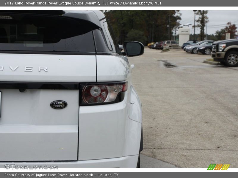 Fuji White / Dynamic Ebony/Cirrus 2012 Land Rover Range Rover Evoque Coupe Dynamic