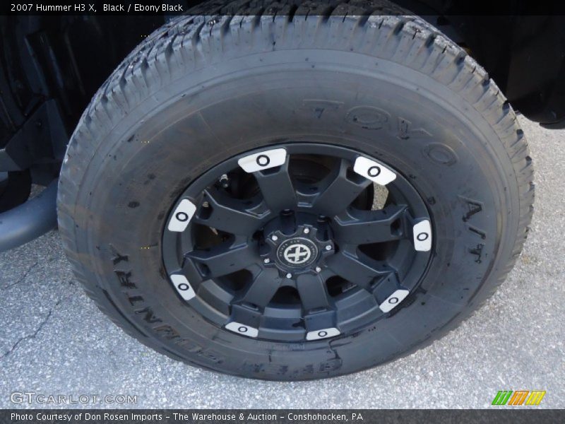 Black / Ebony Black 2007 Hummer H3 X