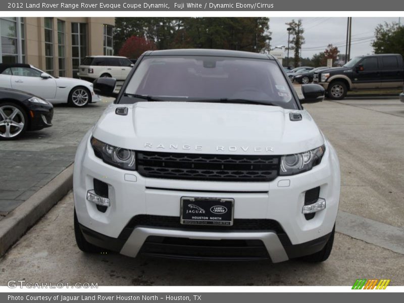 Fuji White / Dynamic Ebony/Cirrus 2012 Land Rover Range Rover Evoque Coupe Dynamic