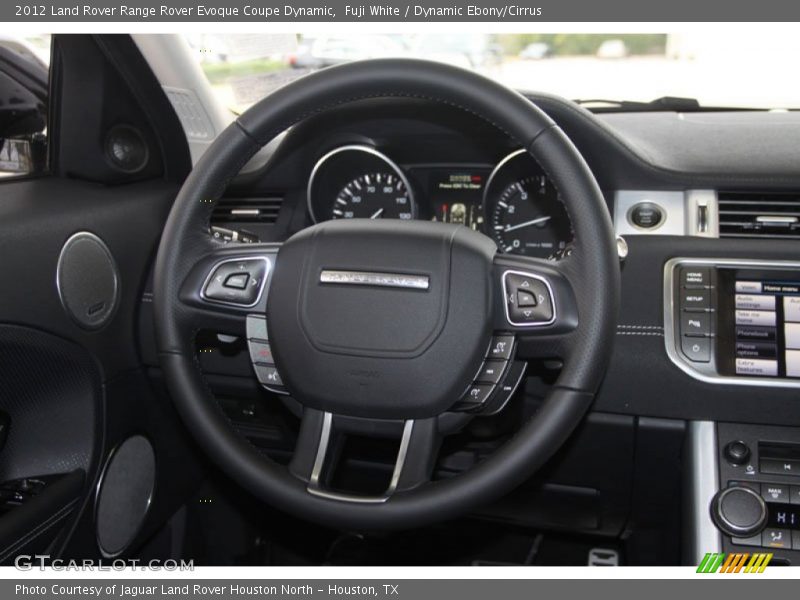 Fuji White / Dynamic Ebony/Cirrus 2012 Land Rover Range Rover Evoque Coupe Dynamic