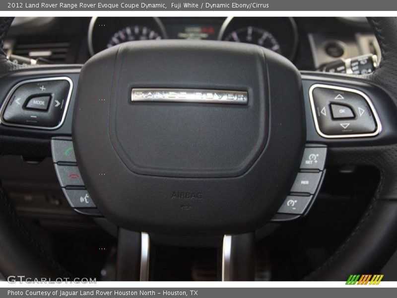 Fuji White / Dynamic Ebony/Cirrus 2012 Land Rover Range Rover Evoque Coupe Dynamic