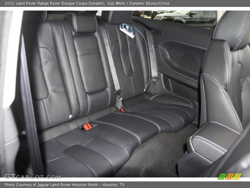 Fuji White / Dynamic Ebony/Cirrus 2012 Land Rover Range Rover Evoque Coupe Dynamic