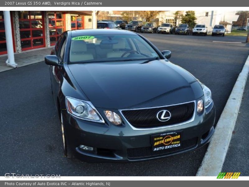 Verdigris Mica / Cashmere 2007 Lexus GS 350 AWD