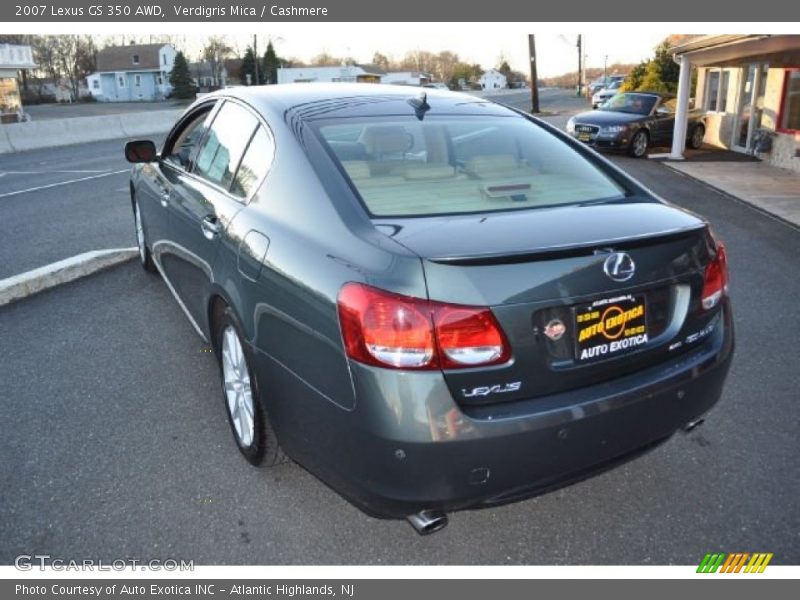 Verdigris Mica / Cashmere 2007 Lexus GS 350 AWD