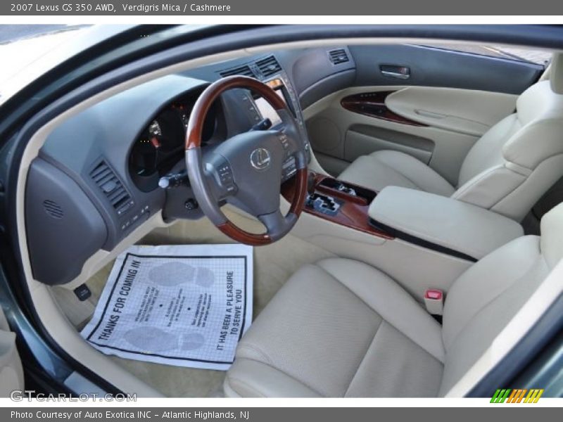 Verdigris Mica / Cashmere 2007 Lexus GS 350 AWD