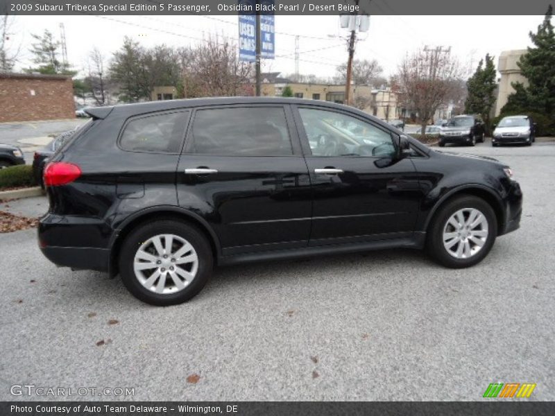 Obsidian Black Pearl / Desert Beige 2009 Subaru Tribeca Special Edition 5 Passenger