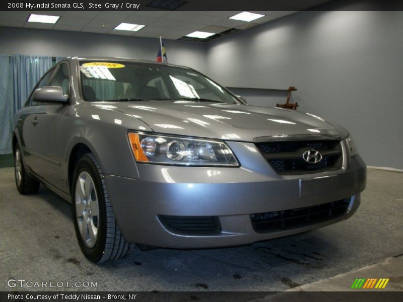 Steel Gray / Gray 2008 Hyundai Sonata GLS