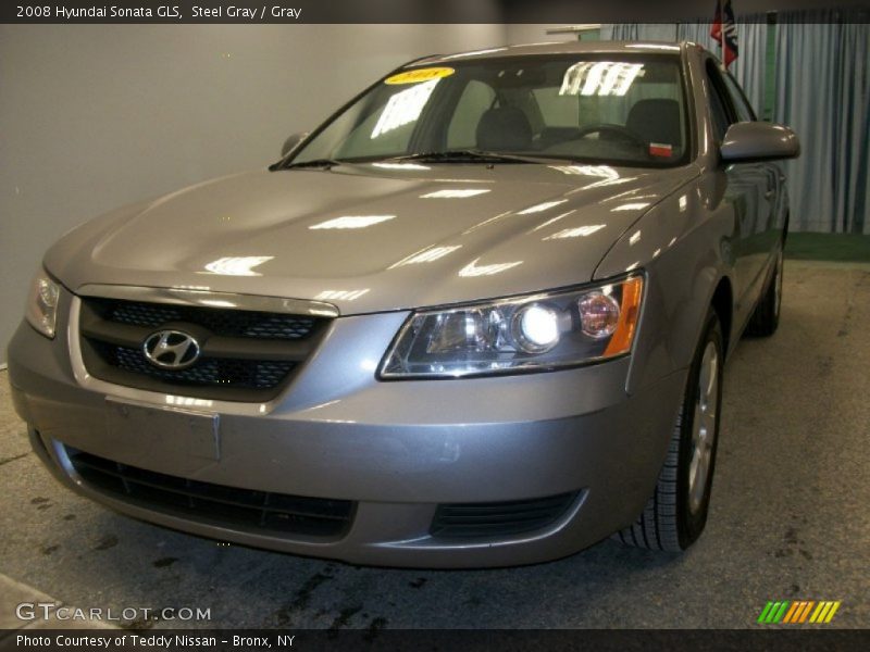 Steel Gray / Gray 2008 Hyundai Sonata GLS