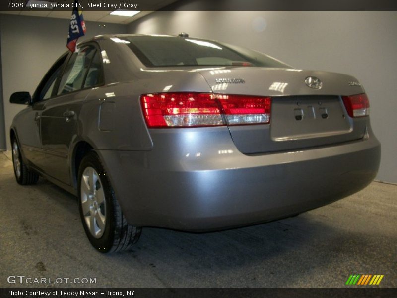 Steel Gray / Gray 2008 Hyundai Sonata GLS