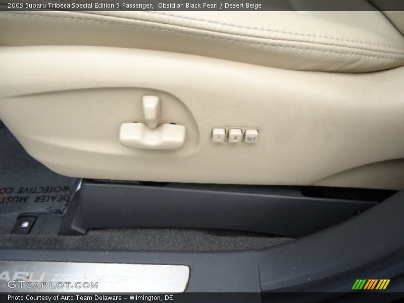 Obsidian Black Pearl / Desert Beige 2009 Subaru Tribeca Special Edition 5 Passenger