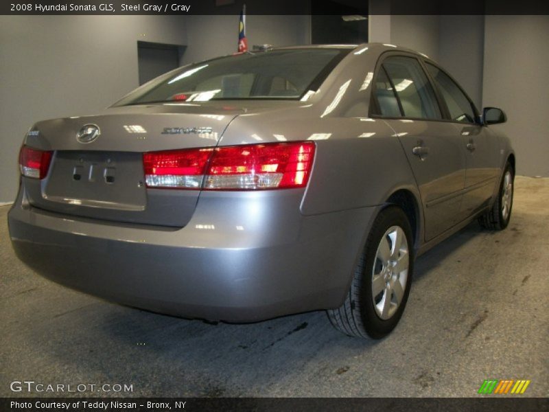 Steel Gray / Gray 2008 Hyundai Sonata GLS
