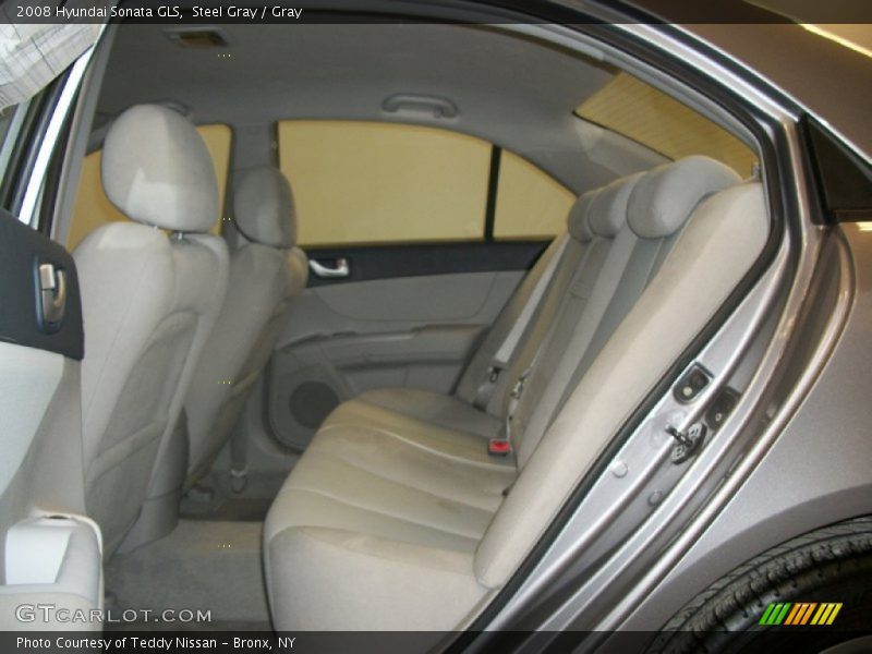 Steel Gray / Gray 2008 Hyundai Sonata GLS