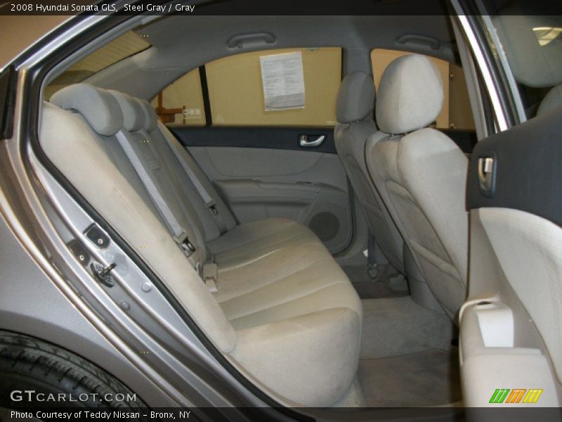 Steel Gray / Gray 2008 Hyundai Sonata GLS