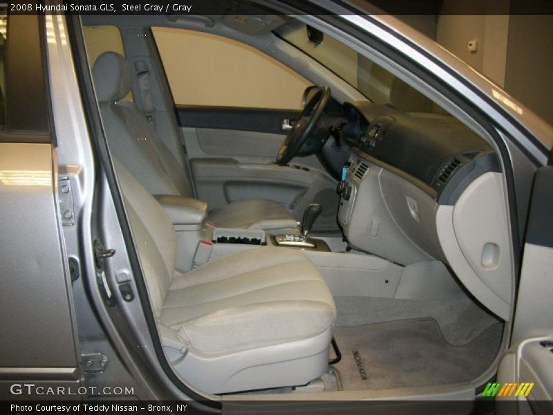 Steel Gray / Gray 2008 Hyundai Sonata GLS