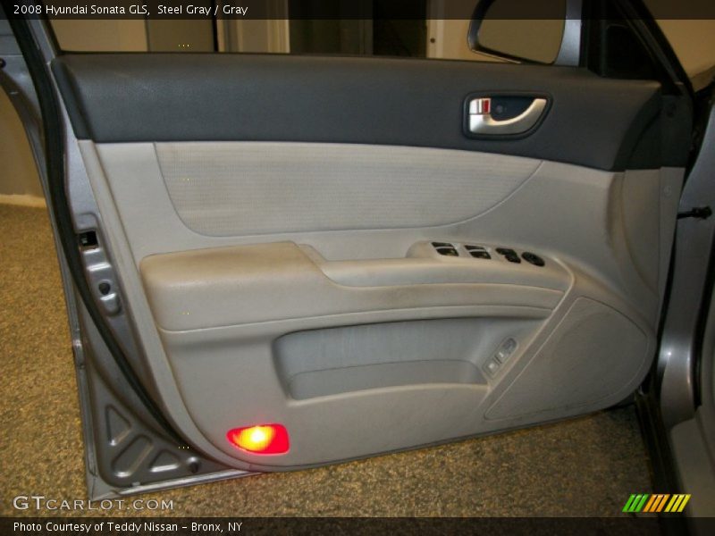 Steel Gray / Gray 2008 Hyundai Sonata GLS
