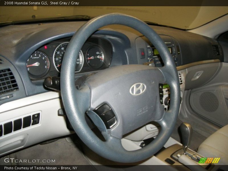 Steel Gray / Gray 2008 Hyundai Sonata GLS
