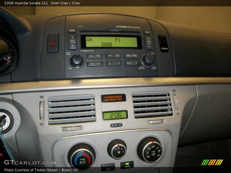 Steel Gray / Gray 2008 Hyundai Sonata GLS