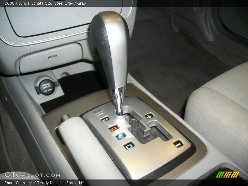 Steel Gray / Gray 2008 Hyundai Sonata GLS