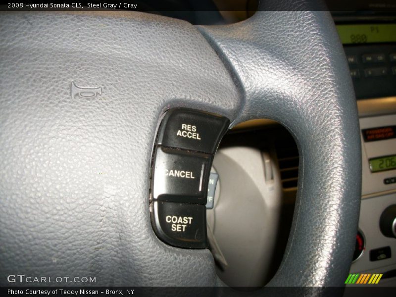 Steel Gray / Gray 2008 Hyundai Sonata GLS