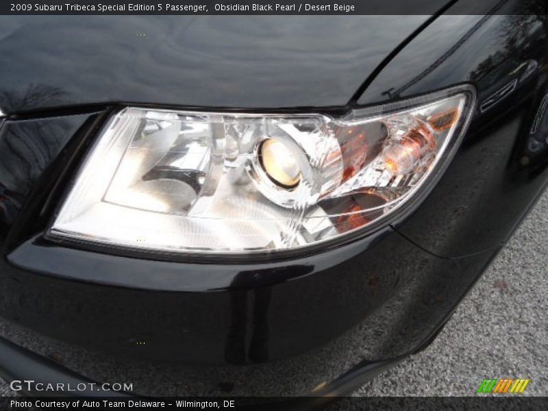 Obsidian Black Pearl / Desert Beige 2009 Subaru Tribeca Special Edition 5 Passenger