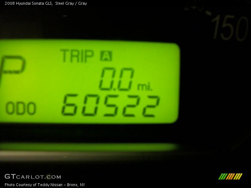 Steel Gray / Gray 2008 Hyundai Sonata GLS